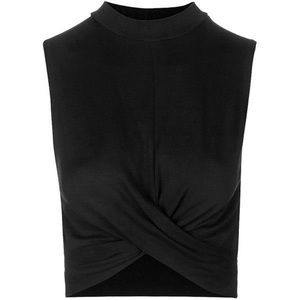 TOPSHOP Mock Neck Crop